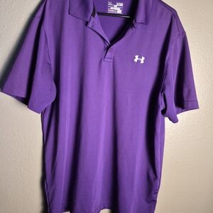 Under Armour Men's Vibrant Purple Polo